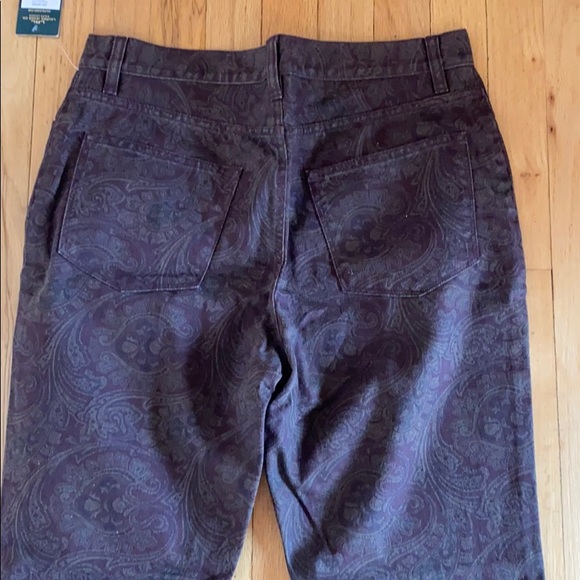 🍁 Ralph Lauren Fall Paisley Print Pants 🍂 - Picture 8 of 8